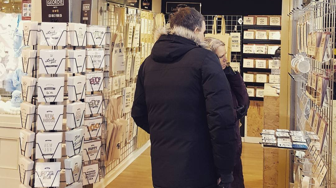 geordie gifts shop in the grainger market, newcastle upon tyne. Howay in pet