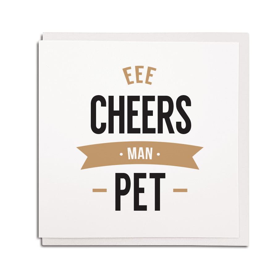eee cheers man pet. Thankyou & thanks Funny geordie cards 