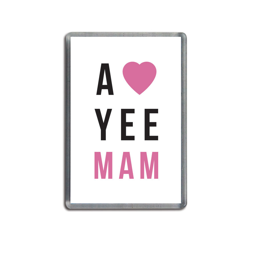a love yee mam geordie gifts small souvenir fridge magnet