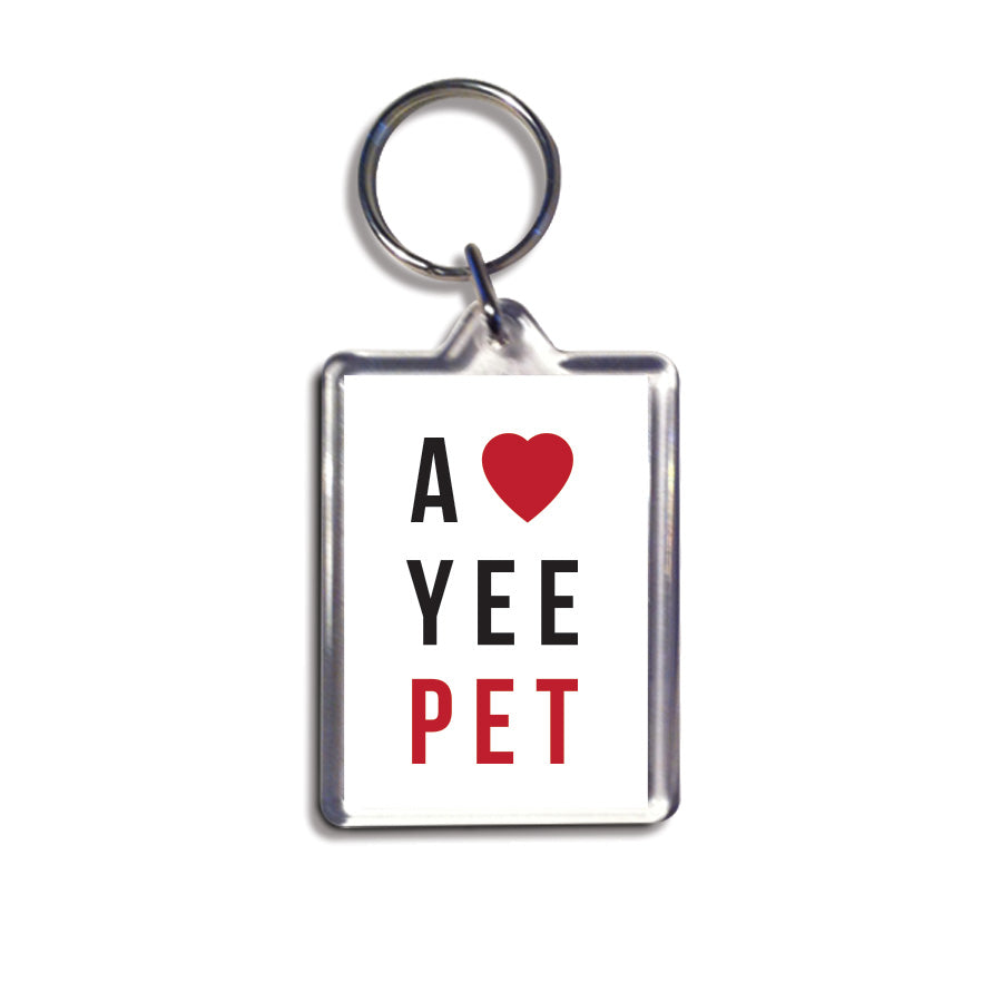 a love yee pet geordie keyring newcastle souvenir