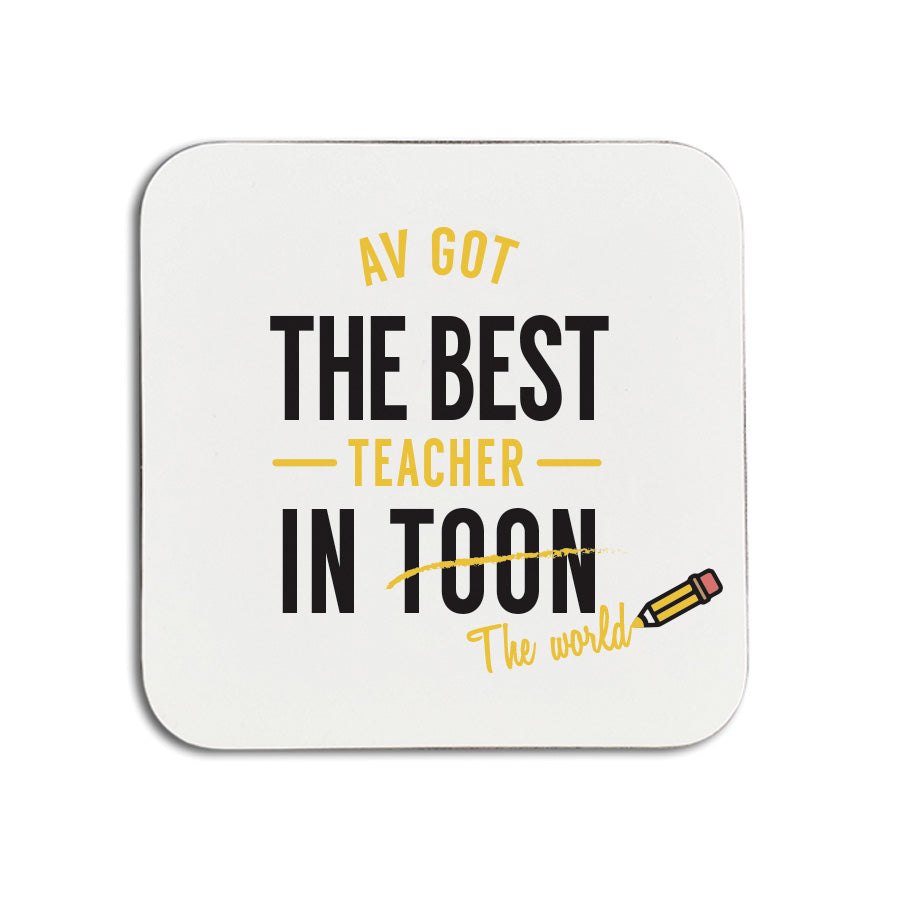 best teacher in toon (the world) geordie coaster newcastle school gifts