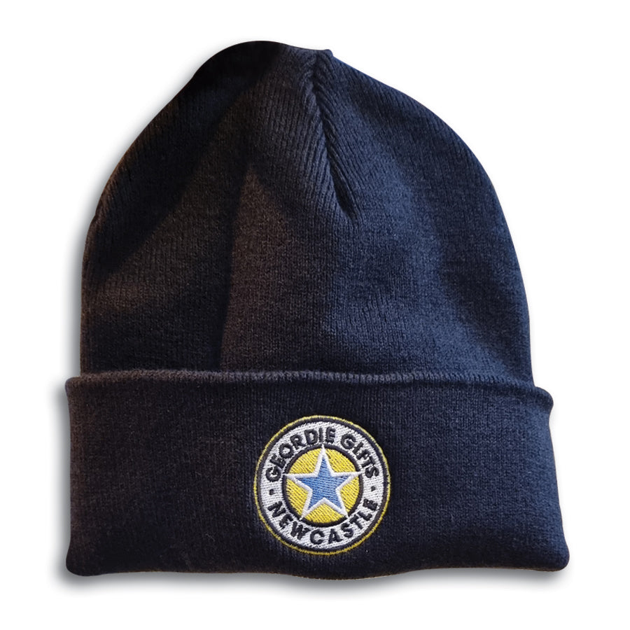geordie gifts newcastle brown ale logo wooly beanie hat. Nufc headwear