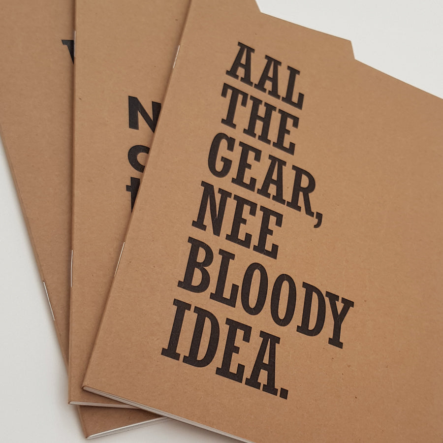 geordie notebooks newcastle jotters gift shop notepads