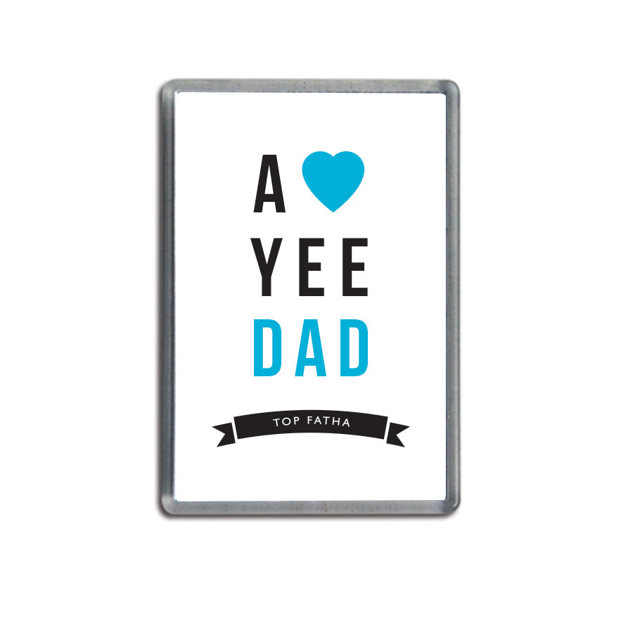 a love yee dad small geordie gifts fridge magnet newcastle souvenirs