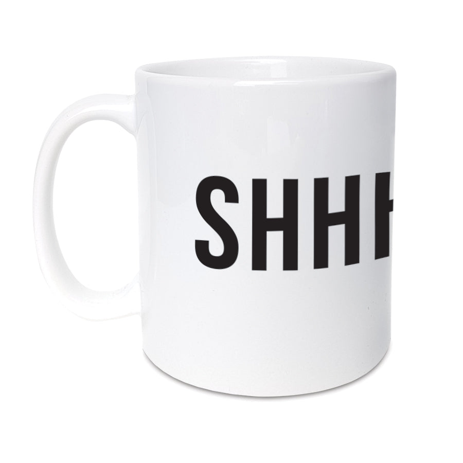 shhh man funny geordie accent newcastle northeast coffee and tea mug perfect present for a geordie friend or office worker