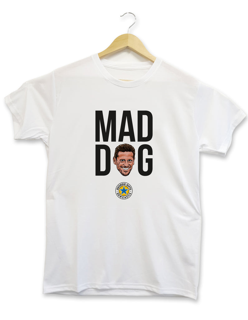 mad dog jason tindall funny newcastle united twitter t shirt football kit designed by geordie gifts
