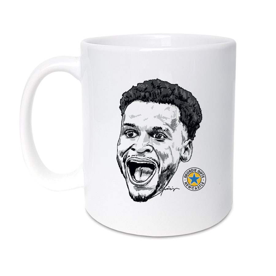 Jacob murphy funny face goal celebration newcastle united football club tottenham hotspur 6 1 geordie gifts coffee cup