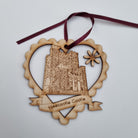 newcastle castle keep geordie gifts christmas decoration tree bauble