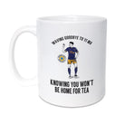 Jacob Murphy funny wave during semi final league cup southampton player sent off. Image on a mug which is newcastle united football club themed and designed by geordie gifts