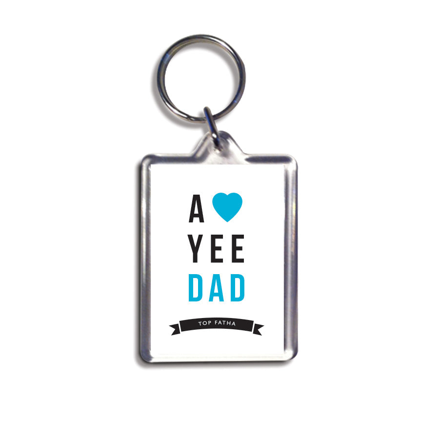 love yee Dad - Top Fatha geordie keyring