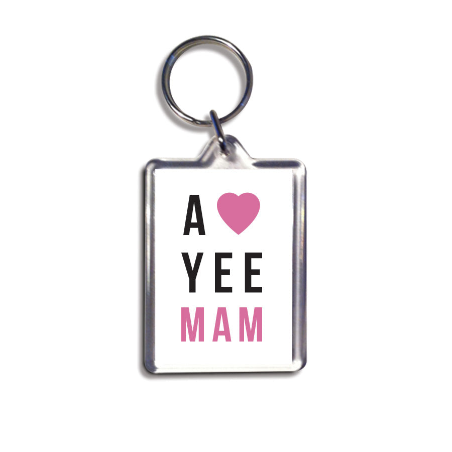 a love yee mam geordie keyring newcastle souvenirs