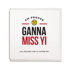 am proper ganna miss aal the best in yi future pet funny geordie leaving cards newcastle gift shop grainger market