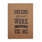 dreams divvent work unless yee dee funny geordie notebook notepad and jotter. Newcastle Northeast gifts & card shop