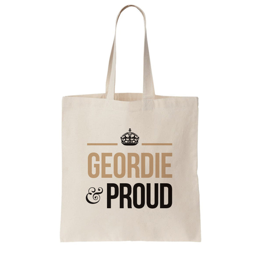 Geordie and proud newcastle tote bag for life