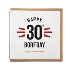 funny 30th birthday geordie card. Cards for people from newcastle. Geordie accent. Newcastle cards shop merch
