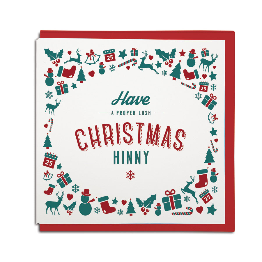 have a proper lush christmas hinny geordie gifts christmas cards