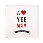 a love yee mam geordie birthday card. northeast newcastle cards shop
