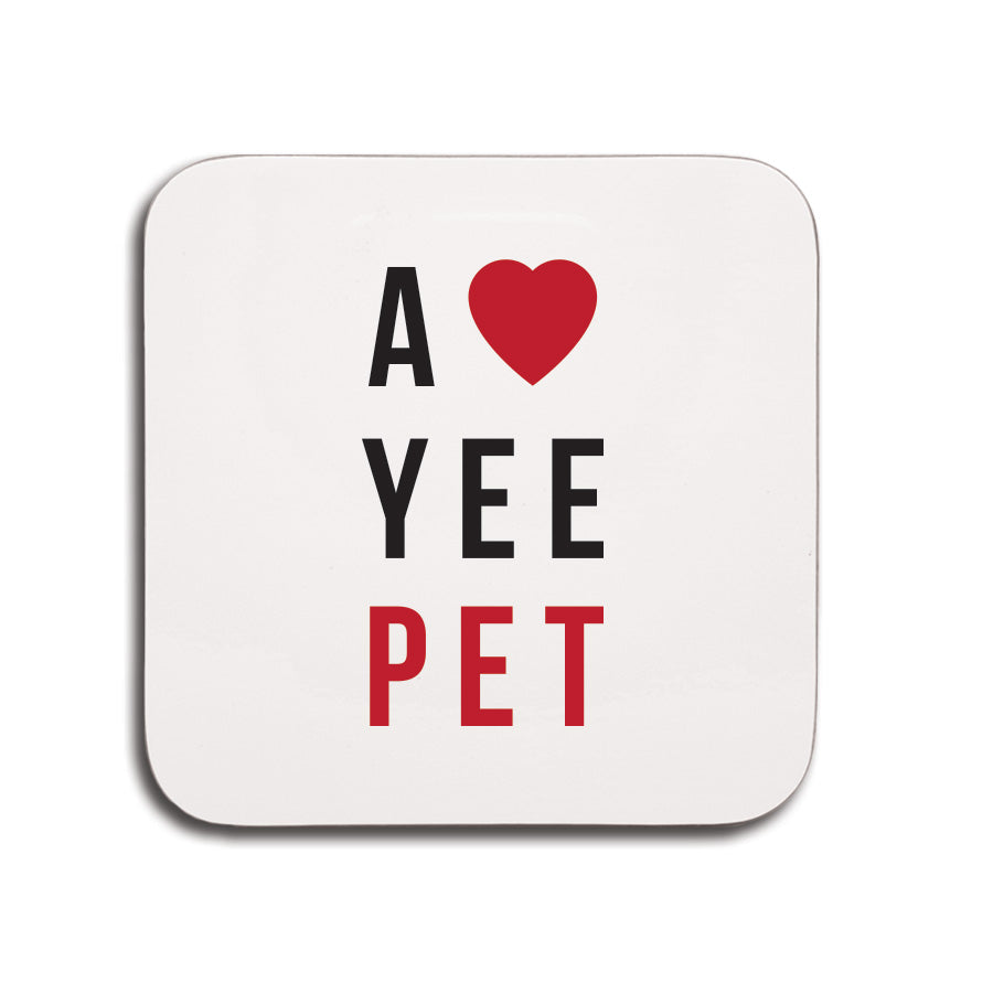 love yee pet geordie coaster small souvenirs newcastle gifts