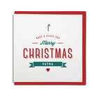 merry christmas geordie dad card. Class fatha. newcastle accent