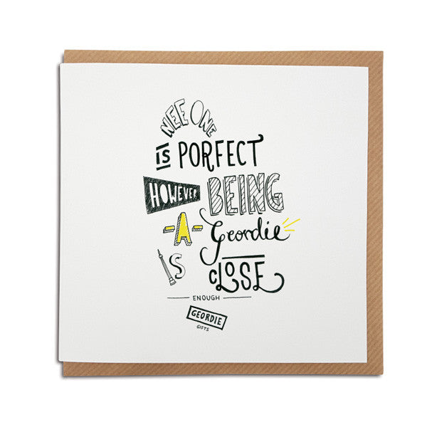 funny newcastle geordie quote. Geordie cards for northerners 