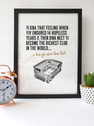 newcastle united football club takeover celebration gift richest team in the world designed and made by geordie gifts