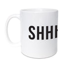 shhh man funny geordie accent newcastle northeast coffee and tea mug perfect present for a geordie friend or office worker