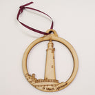 St Mary's Lighthouse, whitley Bay. newcastle upon tyne geordie christmas tree decoration baubles
