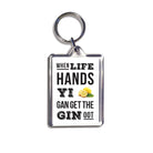 when life hands yi lemons gan get the gin oot geordie gifts small newcastle present keyring