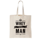 Whey aye man popular newcastle phrase saying. Geordie Gifts tote bag for life