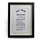 Funny geordie toilet rules. Wor netty. Mounted & framed prints for a newcastle house present
